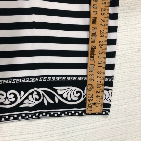 Dress Sheath Striped Floral Sleeveless Party Cocktail Dress Cache‎ Size S - Picture 6 of 7